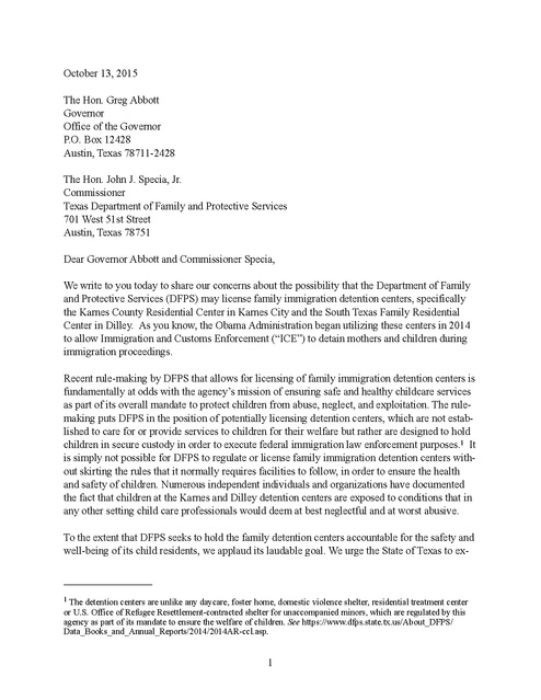 joint letter to tx officials about private immigration