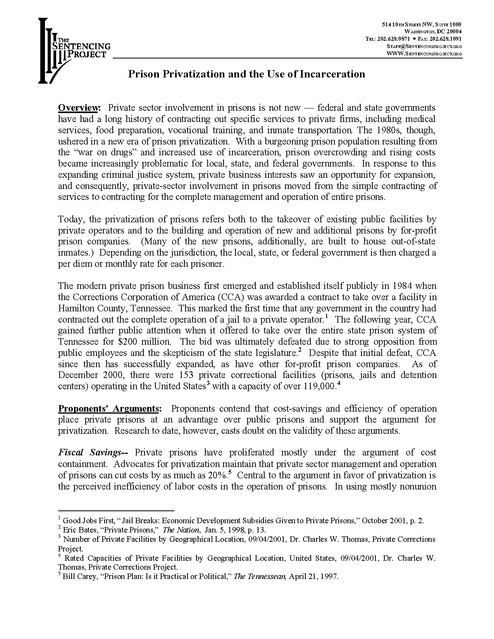 Prison essay