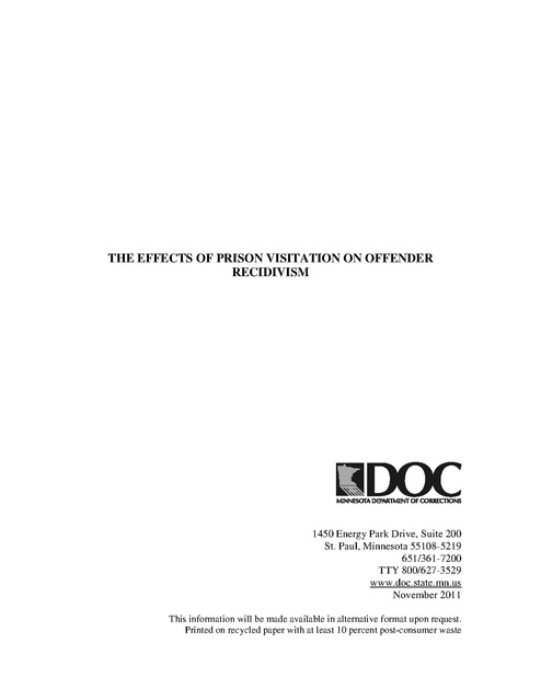 recidivism research paper recidivism research paper