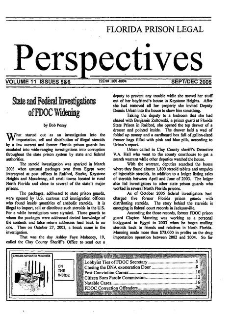 Fplp Sep Dec 2005 | Prison Legal News