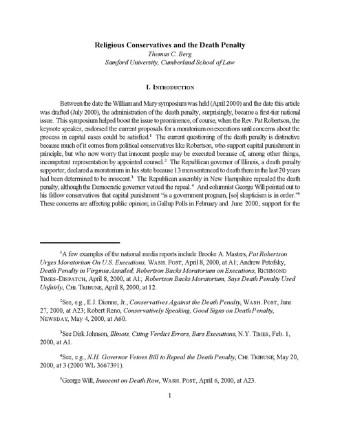 The 25 anti death penalty arguments - Kritische Houding