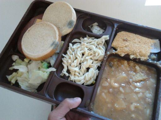 Moldy bread at CCA prison in Mississippi 2014