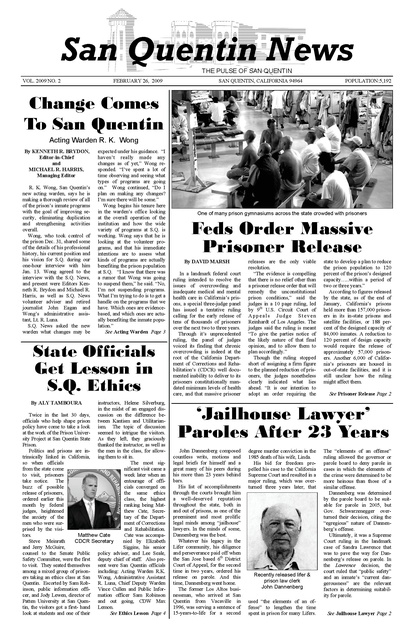 At San Quentin, prisoners create a newspaper in search of their freedom -  WPI