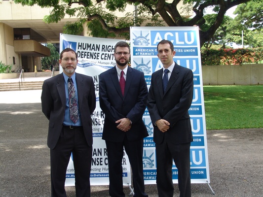 HRDC & ACLU legal team in Hawaii