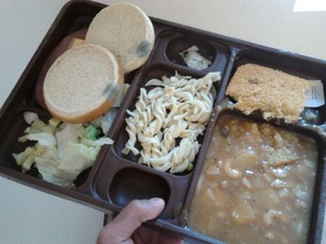 Moldy bread at CCA prison in Mississippi 2014