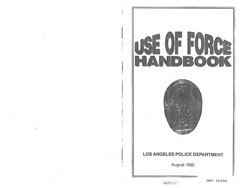 Lapd Use Of Force Chart