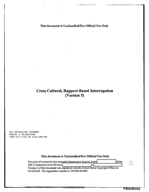 fbi cover letters