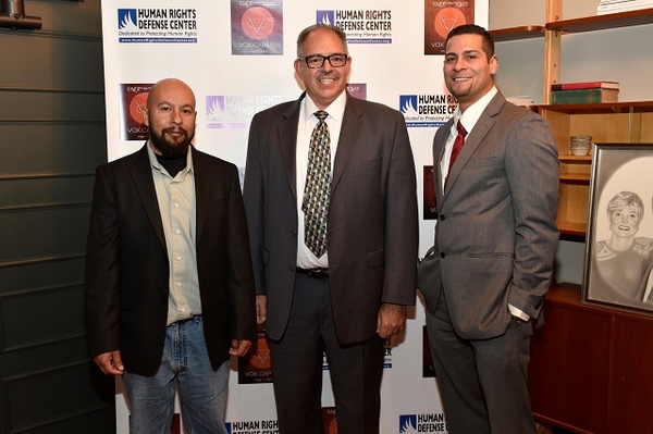 Vox Captae event - November 18, 2016 (L-R: Angel Gonzalez, Paul Wright, and Juan Rivera)